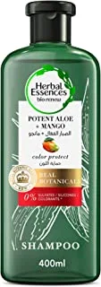 Herbal Essences Color Protect Sulfate Free Potent Aloe Vera With Mango Natural Shampoo For Dry Hair 400ML