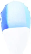 قبعة سباحة سيليكون للكبار من هيرموز للجنسين ، أزرق