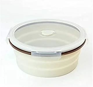 Collapsible Round Travel Bowl with Airtight Lid 1000 ml