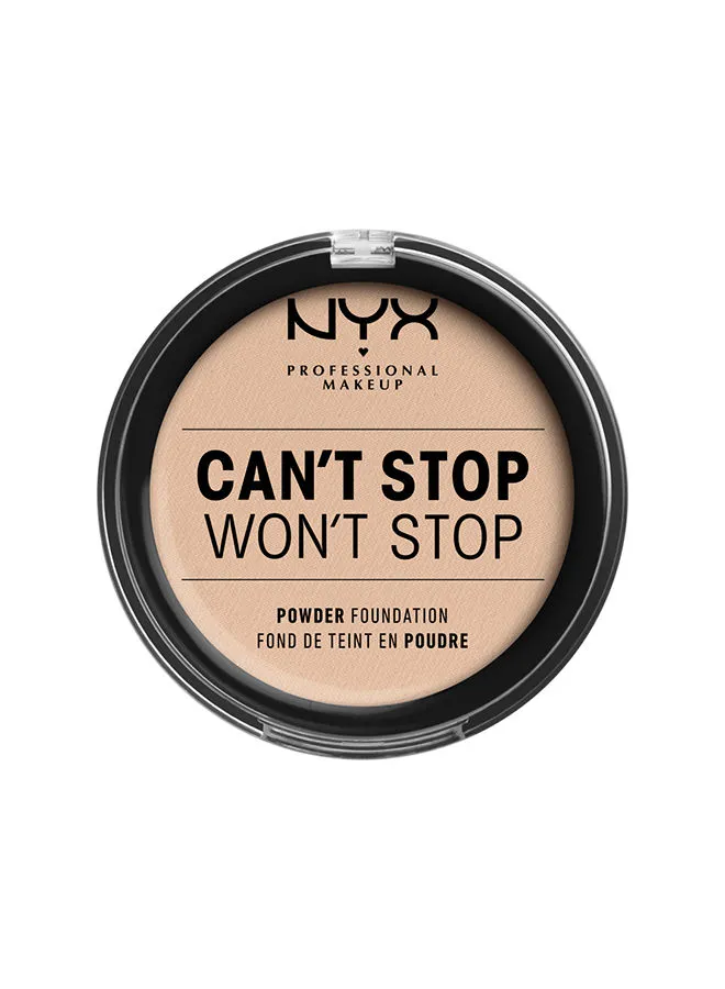 NYX PROFESSIONAL MAKEUP Can't Stop Won't Stop Powder Foundation Alabaster 02
