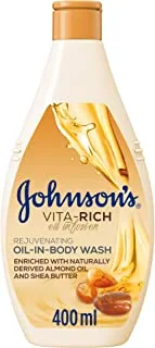Johnson'S, Body Wash, Vita-Rich, Oil-In-Body Wash, Rejuvenating, 400Ml