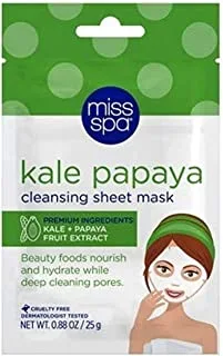 Miss Spa Kale Papaya Cleansing Sheet قناع
