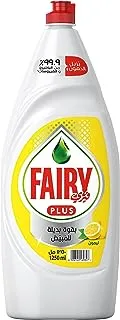 Fairy Plus Lemon Dishwashing Liquid Soap With Alternative Power To Bleach, 1.25 L