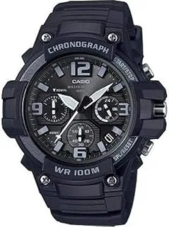 Casio Men'S Black Dial Silicone Band Watch - Mcw-100H-1A3Vdf,