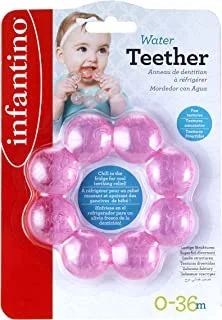 Infantino Baby Water Teether |Baby Teething Toy|-Pink