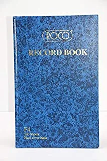 Roco Record Book, F4 Size, 200 Pages (100 Sheets), 21.00 cm (8.26 in) X 32.60 cm (12.83 in)