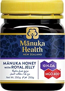 Manuka Health Mgo 400+ With Royal Jelly Manuka Honey Umf13, 250G