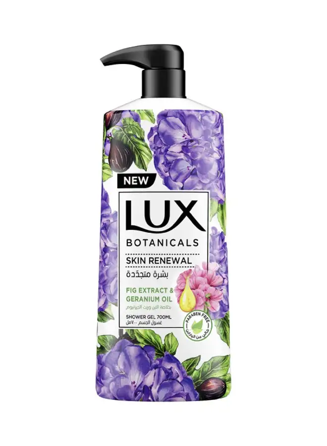 Lux Fig And Geranium Oil Botanicals Body Wash For All Skin Types White 700ml