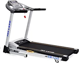 SKY LAND Fitness Foldable Treadmill (5 HP Peak) For Home Use - Automatic Incline, Hi-Fi Speaker - EM-1245 جهاز السير المتحرك