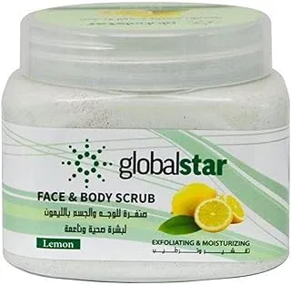 Global Star Lemon Face and Body Scrub, 500 ml