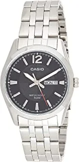 Casio Men's Black Dial Stainless Steel Analog Watch - MTP-1335D-1AVDF