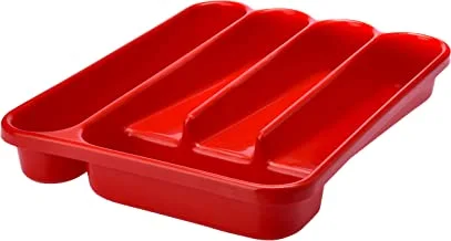 Forme Casa Cutlery Tray Red Plastic,03010801-0175