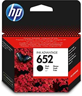 HP 652 Ink Advantage Cartridge, Black - F6V25AE