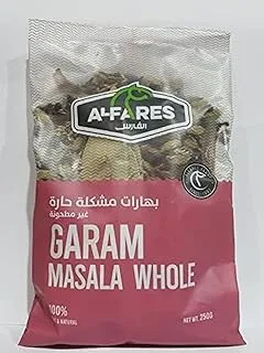 Al Fares Garam Masala Seed Whole, 250g - Pack of 1