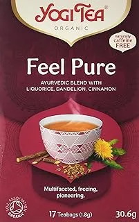 Yoga Tea, Detox Dandelion with Burdock Root, 17 Teabags, 30.6 grams, Pack of 1