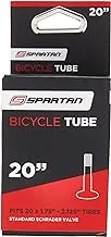 Spartan Bicycle Tube 20 Inches, Black