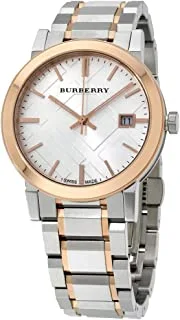 Burberry Men's BU9006 Large Check Two Tone Stainless Steel Bracelet Watch