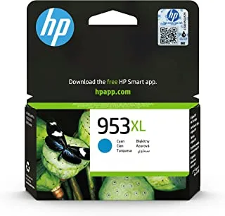 HP 953XL High Yield Cyan Original Ink Cartridge - F6U16AE