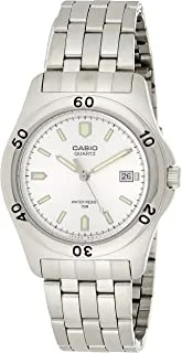 Casio Men's Watch Analogue Quartz Luminous hands Silver Stainless Steel Strap