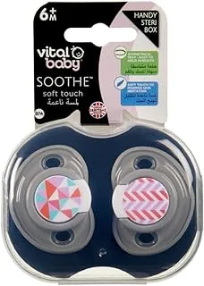 Vital Baby Soothe™ Soft Touch 6 Months+ (2Pk) - Girl