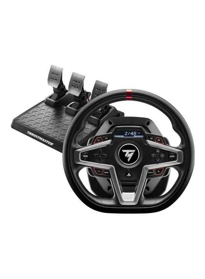 THRUSTMASTER T248 Racing Wheel And Magnetic Pedals, Hybrid Drive, Magnetic Paddle Shifters, Dynamic Force Feedback, Screen With Racing Information (PS5, PS4, PC)
