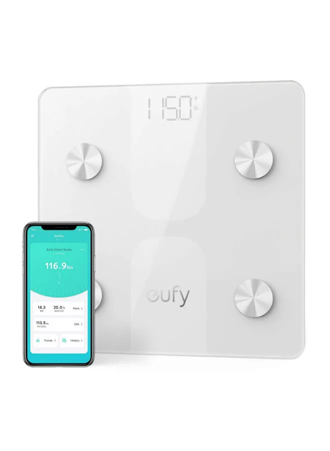 eufy Bluetooth C1 Smart Scale White
