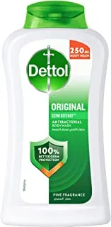 Dettol Original Shower Gel & Body Wash, Pine Fragrance for Effective Germ Protection & Personal Hygiene, 250ml