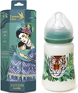 Tommy Lise Wide Neck baby Feeding bottle sutable for 3 -6 months - Wild And Free (250 ml)