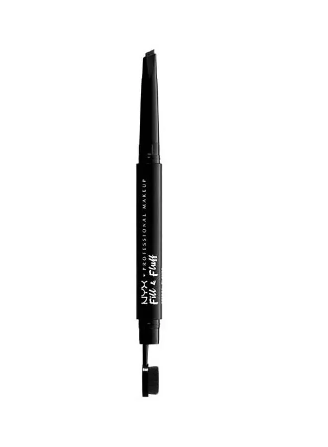 NYX PROFESSIONAL MAKEUP Fill and Fluff Eyebrow Pomade Pencil أسود