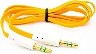 Aux Cable Stereo 3.5mm - 1 Metre, Orange