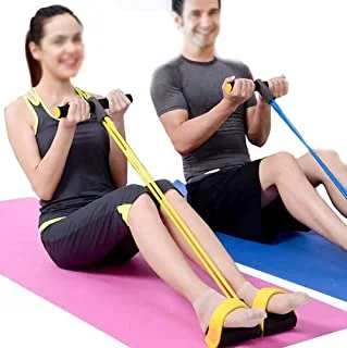 Pedal Resistance Band, Transer Sit-up Bodybuilding Expander Elastic Pull Rope Leg Exerciser Fitness Equipment