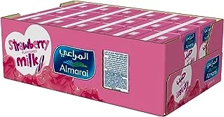 Almarai Nijoom Strawberry Flavour Uht Milk, 18 Pieces, 150 ml- Pack of 1
