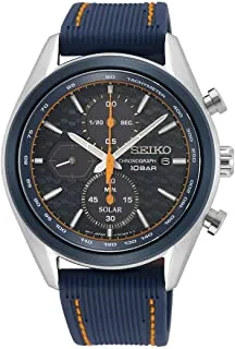 Seiko Solar Watch Mens Chronograph Sport Watch, Analog And Silicone - Ssc775P