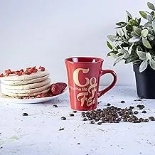 Royalford RF2964 325ml Porcelain Coffee Mug Large Coffee & Tea Mug, Comfortable High Grip Handle With Broad Mouth, Thick Wall Small Portable Mug Ideal For Tea Coffee Cappuccino Latte & More, Multi