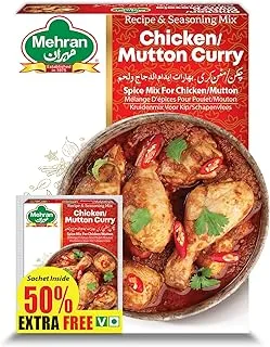 Mehran Chicken And Mutton Masala, 50 G, Red