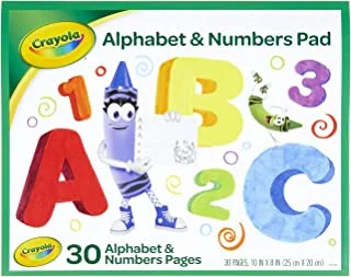 CRAYOLA Beginning Abc Tablet Book, Multi-Colour, Cy99-3406, 10 x 8 Inches