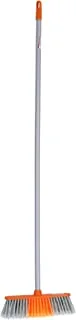 Delcasa Broom with Pvc coated wooden handle 1X24, Assorted