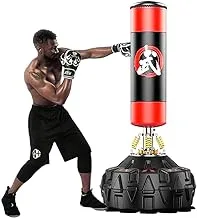 Coolbaby Boxing Sandbag Punch Bag, Black/Red