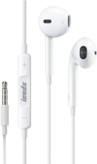 Iends ie-hs272 in-ear stereo wired earphone with mic, white, regular