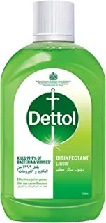 Dettol Antiseptic Antibacterial Disinfectant Liquid for Effective Germ Protection & Personal Hygiene, Used in Floor Cleaning, Bathing and Laundry, 500ml