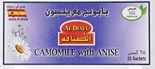 Al Diafa Camomile With Anise Sachets, 25 X 1.3G - Pack Of 1