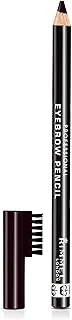 قلم حواجب بروفيشنال من ريميل لندن - اسود بني 004 ، 1.4 جم