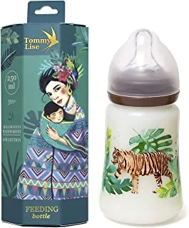 Tommy Lise Wide Neck Baby Feeding Bottle Sutable For 3 -6 Months - Midday Walk (250 ml)