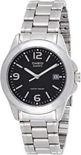 Casio Mens Quartz Watch, Analog Display and Stainless Steel Strap MTP-1215A-1ADF, One Size
