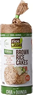 Rice up rice cakes with chia, quinoa, 120 g, pack of 1