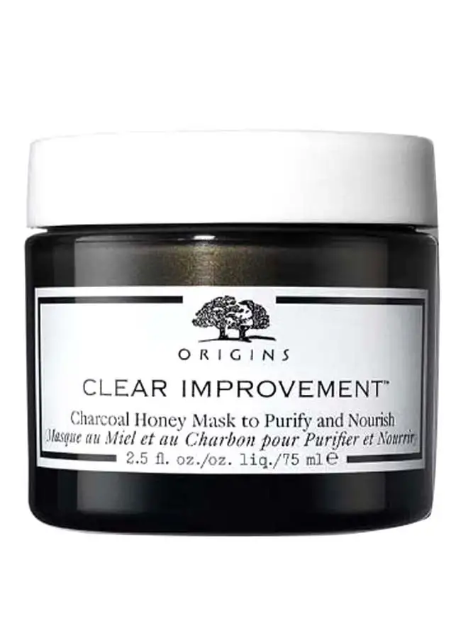 Origins Clear Improvement Charcoal Honey Mask Black 75ml