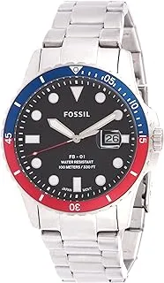Fossil Men's Fb-01 Three-Hand Date, Stainless Steel Watch, FS5657