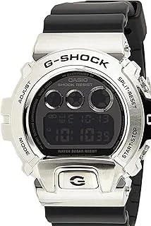 Casio G-Shock Digital,Metal Covered,Stainless Steel Bezels,Clear Semi Transparent Resin Band,Shock Resistant