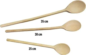 Prestige wooden spoon set, off white - pr9302