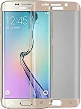 For S6 Edge - Curved Tempered Glass Screen Protector for Samsung Galaxy S6 Edge - Gold